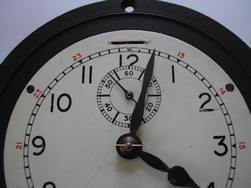 T F MERCER RAF MARK1 WW2 AIRCRAFT CLOCK FOR USE ON FLYING BOATS REF NO 6A433 ISSUE NO 15640 - ADDITIONAL PHOTO 11