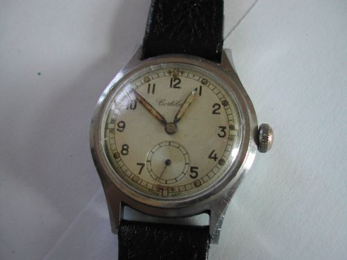 ww2 atp army trade pattern watch by cortebert circa 1940 - CATEGORY: ANTIQUE ART - DATED 1940