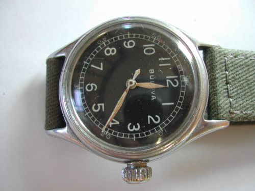 ww2 raf issued bulova type a11 circa 1943 - CATEGORY: ANTIQUE WATCHES - DATED 1940