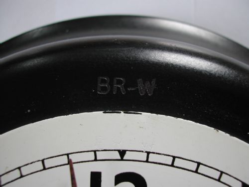 A RARE BRW BRITISH RAIL WESTERN ISSUED RAILWAY CLOCK BY F W ELLIOTT NO BRW 4513 DATING CIRCA 1955 - ADDITIONAL PHOTO 2