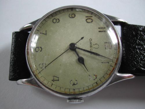 ww2 raf issue omega pilots watch ref 6b159 issue no a19383 circa 1943 - CATEGORY: ANTIQUE WATCHES - DATED 1940