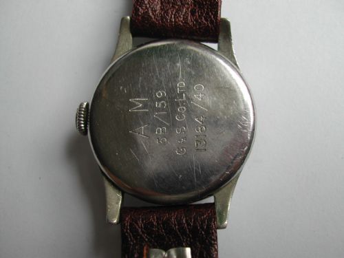 RARE WW2 RAF ISSUED EBEL PILOTS WATCH SUPPLIED BY THE GOLDSMITHS SILVERSMITHS CO LTD ISSUE NO 1318440 DATED 1940 - ADDITIONAL PHOTO 9