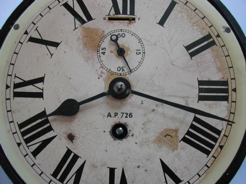 SMITHS ROYAL NAVAL ISSUE AP ADMIRALTY PATTERN 726 SUBMARINE BULKHEAD CLOCK CIRCA 1940 - ADDITIONAL PHOTO 2