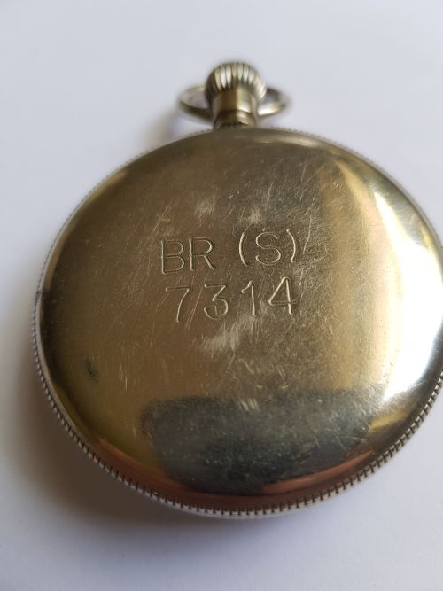 BRITISH RAIL SOUTHERN ISSUED POCKET WATCH NO BR S 7314 BY PHENIX DATING POST 1948 - ADDITIONAL PHOTO 7