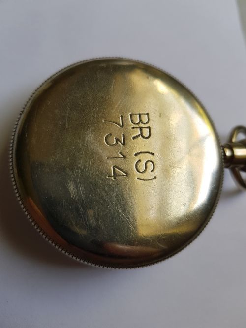 BRITISH RAIL SOUTHERN ISSUED POCKET WATCH NO BR S 7314 BY PHENIX DATING POST 1948 - ADDITIONAL PHOTO 9