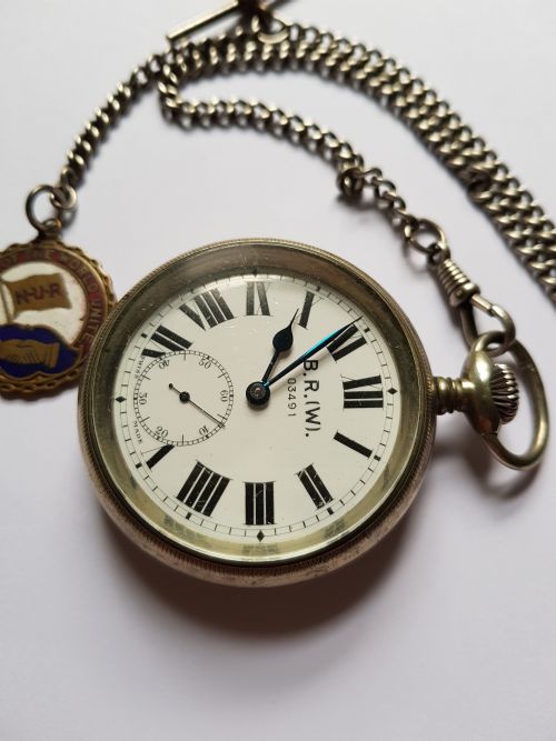 BRITISH RAIL WESTERN REGION POCKET WATCH ISSUE NO 03491 BY LIMIT DATING POST 1948 - ADDITIONAL PHOTO 1