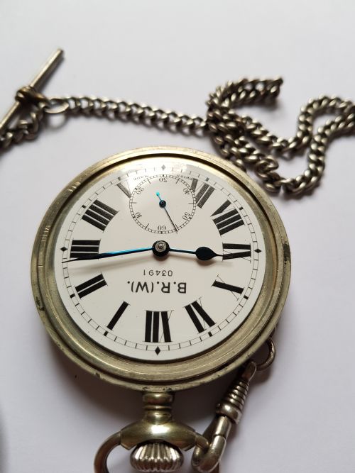 BRITISH RAIL WESTERN REGION POCKET WATCH ISSUE NO 03491 BY LIMIT DATING POST 1948 - ADDITIONAL PHOTO 6