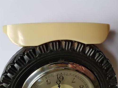 SMITHS PROMOTIONAL ADVERTISING GOODYEAR TYRE DESK CLOCK CIRCA 1950S - ADDITIONAL PHOTO 7