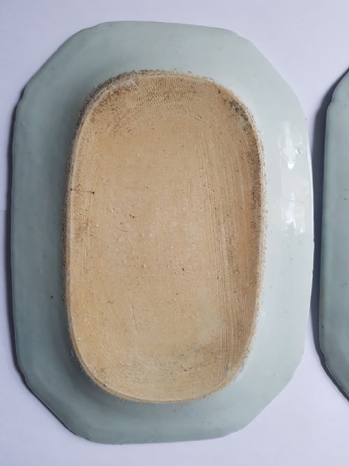 ATTRACTIVE PAIR OF CHINESE BLUE AND WHITE RECTANGULAR PLATES DATING CIRCA 1750 - ADDITIONAL PHOTO 6