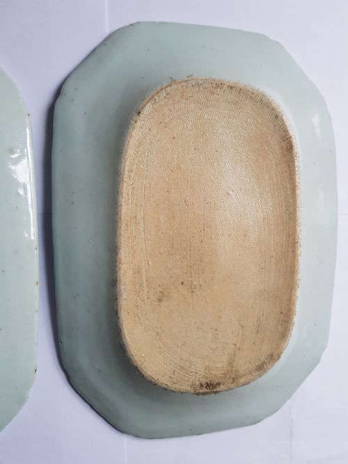 ATTRACTIVE PAIR OF CHINESE BLUE AND WHITE RECTANGULAR PLATES DATING CIRCA 1750 - ADDITIONAL PHOTO 7