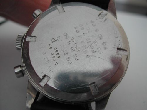 VIXA TYPE 20 FRENCH AIR FORCE MILITARY ISSUED PILOTS CHRONOGRAPH DATED 1954 - ADDITIONAL PHOTO 3