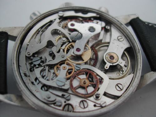VIXA TYPE 20 FRENCH AIR FORCE MILITARY ISSUED PILOTS CHRONOGRAPH DATED 1954 - ADDITIONAL PHOTO 5