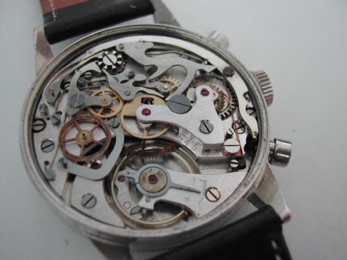 VIXA TYPE 20 FRENCH AIR FORCE MILITARY ISSUED PILOTS CHRONOGRAPH DATED 1954 - ADDITIONAL PHOTO 6
