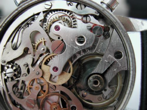 VIXA TYPE 20 FRENCH AIR FORCE MILITARY ISSUED PILOTS CHRONOGRAPH DATED 1954 - ADDITIONAL PHOTO 7