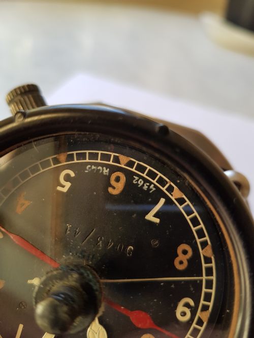 RAF ISSUED WW2 SMITH 8DAY MK11D COCKPIT CLOCK REF NO6A1150 DATED 1941 - ADDITIONAL PHOTO 3