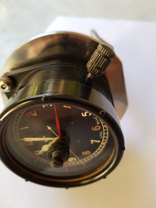 RAF ISSUED WW2 SMITH 8DAY MK11D COCKPIT CLOCK REF NO6A1150 DATED 1941 - ADDITIONAL PHOTO 8