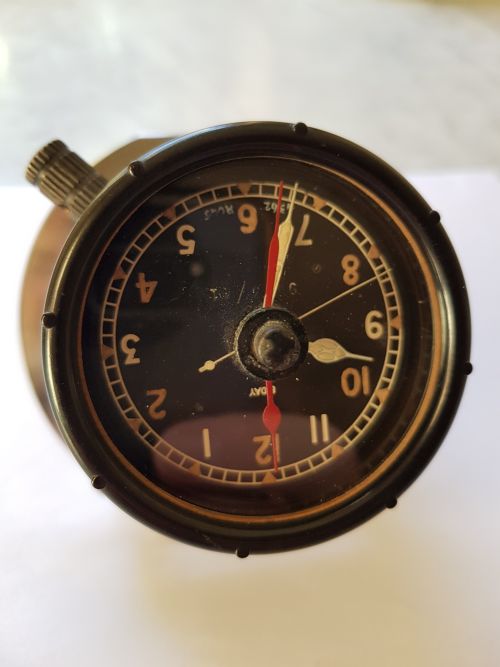RAF ISSUED WW2 SMITH 8DAY MK11D COCKPIT CLOCK REF NO6A1150 DATED 1941 - ADDITIONAL PHOTO 10
