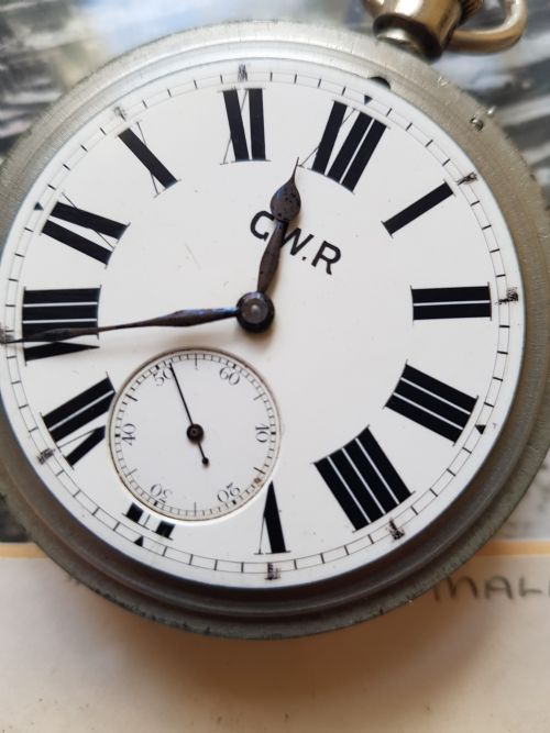 GWR GREAT WESTERN RAILWAY POCKET WATCH ISSUE NO 1842 BY ROTHERHAMS DATING PRE1922 - ADDITIONAL PHOTO 10