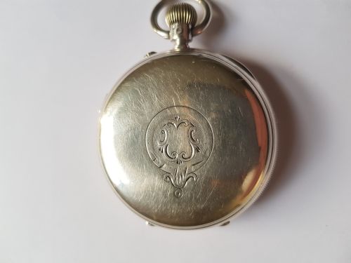 W EHRHARDT LARGE SOLID SILVER POCKET CHRONOGRAPH MAKERS TO THE ADMIRALTY DATING CIRCA 1896 - ADDITIONAL PHOTO 7