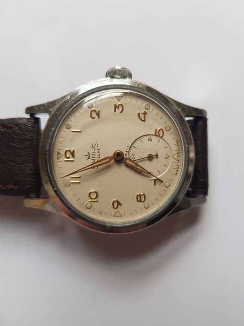 Rare Smiths 15 Jewel Deluxe Everest Watch A409 Circa 1953
