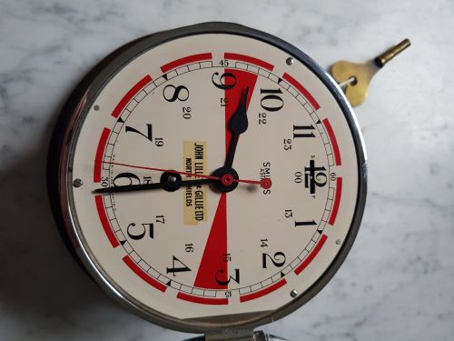 SMITHS ASTRAL SHIPS RADIO ROOM CLOCK RETAILED BY JOHN LILLEY GILLIE LTD NORTH SHIELDS DATING CIRCA 1950 - ADDITIONAL PHOTO 1