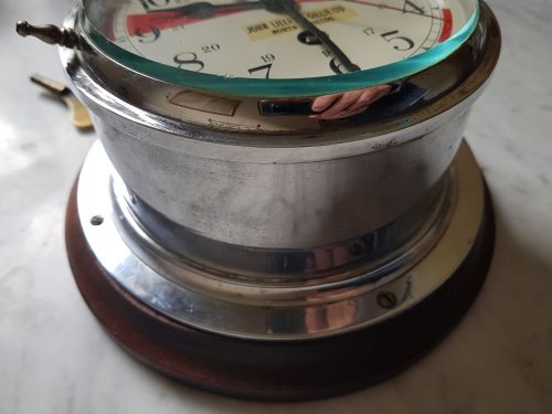 SMITHS ASTRAL SHIPS RADIO ROOM CLOCK RETAILED BY JOHN LILLEY GILLIE LTD NORTH SHIELDS DATING CIRCA 1950 - ADDITIONAL PHOTO 8