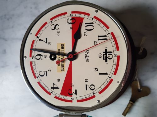 SMITHS ASTRAL SHIPS RADIO ROOM CLOCK RETAILED BY JOHN LILLEY GILLIE LTD NORTH SHIELDS DATING CIRCA 1950 - ADDITIONAL PHOTO 15