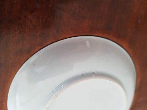 CHINESE FAMILLE ROSE SAUCER DISH DATING LATE YONGZHENG EARLY QIANLONG PERIOD - ADDITIONAL PHOTO 8