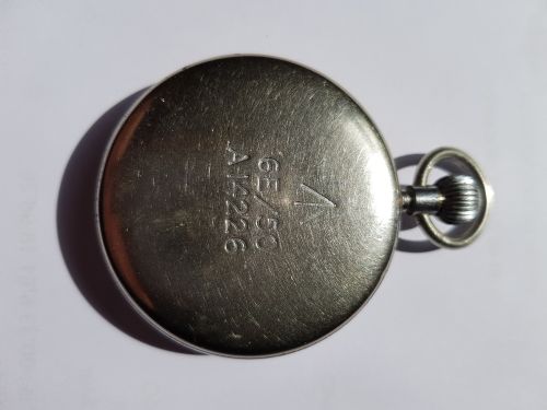 WW2 RAF ISSUED JAEGERLECOULTRE POCKET WATCH WITH ENLARGED SUBSECONDS DIAL NO 6E50 A14226 CIRCA 1940 - ADDITIONAL PHOTO 6