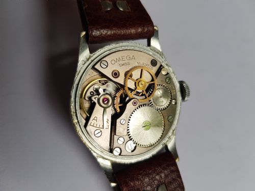 OMEGA BRITISH ROYAL NAVY ISSUE HS8 PILOTS WATCH NO 4908 CIRCA 1943 - ADDITIONAL PHOTO 11