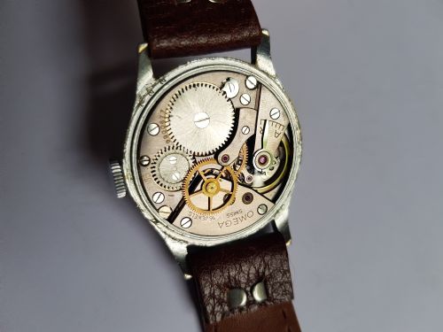 OMEGA BRITISH ROYAL NAVY ISSUE HS8 PILOTS WATCH NO 4908 CIRCA 1943 - ADDITIONAL PHOTO 12