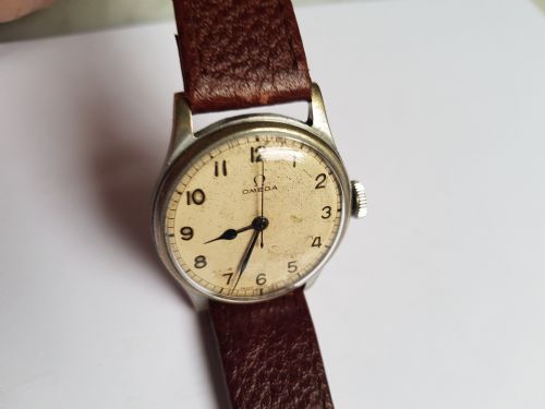 OMEGA BRITISH ROYAL NAVY ISSUE HS8 PILOTS WATCH NO 4908 CIRCA 1943 - ADDITIONAL PHOTO 15