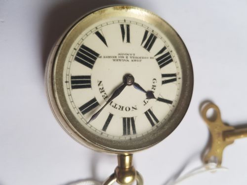 GREAT NORTHERN RAILWAY ISSUED POCKET WATCH BY JOHN WALKER ISSUE NO 553 DATING CIRCA 1860 - ADDITIONAL PHOTO 2