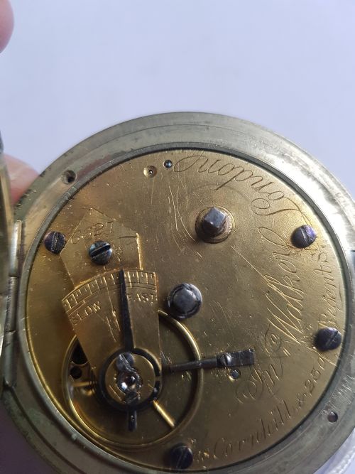 GREAT NORTHERN RAILWAY ISSUED POCKET WATCH BY JOHN WALKER ISSUE NO 553 DATING CIRCA 1860 - ADDITIONAL PHOTO 15
