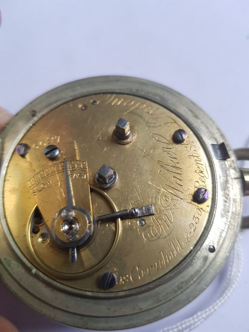 GREAT NORTHERN RAILWAY ISSUED POCKET WATCH BY JOHN WALKER ISSUE NO 553 DATING CIRCA 1860 - ADDITIONAL PHOTO 16