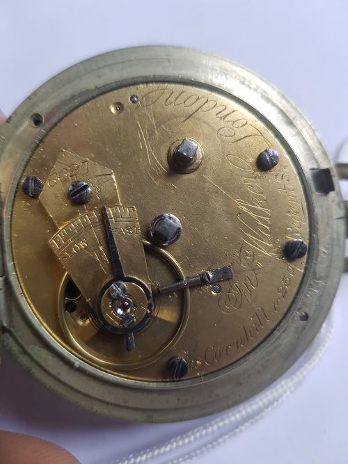 GREAT NORTHERN RAILWAY ISSUED POCKET WATCH BY JOHN WALKER ISSUE NO 553 DATING CIRCA 1860 - ADDITIONAL PHOTO 18