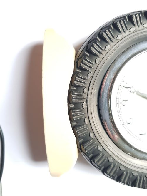 SMITHS PROMOTIONAL ADVERTISING GOODYEAR TYRE DESK CLOCK CIRCA 1950S - ADDITIONAL PHOTO 8