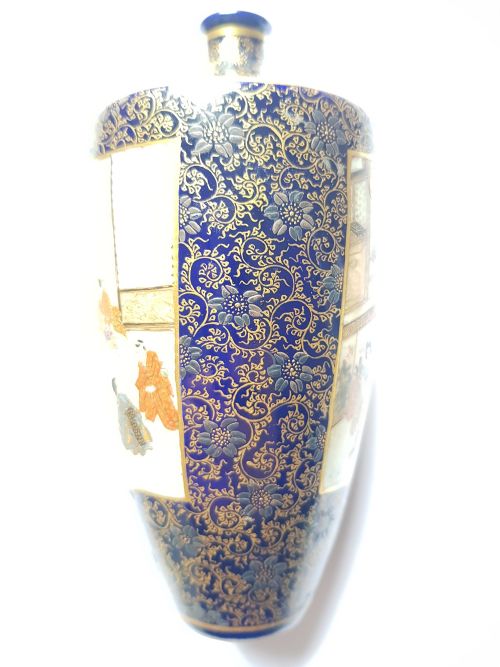 AN EXCEPTIONALLY FINE JAPANESE SATSUMA SMALL VASE BY KINKOZAN DATING MEIJI PERIOD - ADDITIONAL PHOTO 3