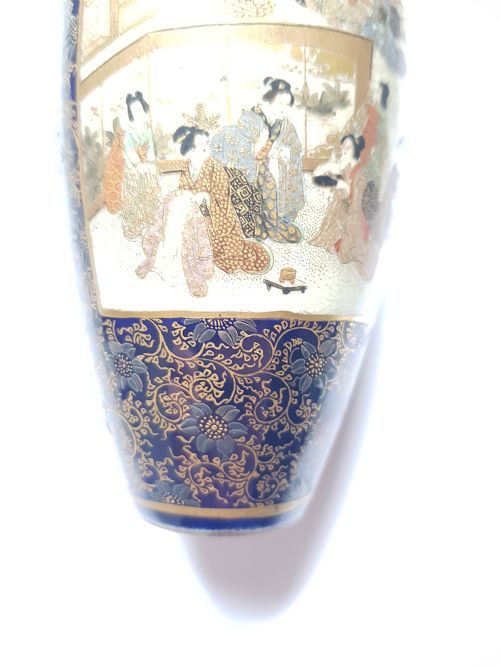AN EXCEPTIONALLY FINE JAPANESE SATSUMA SMALL VASE BY KINKOZAN DATING MEIJI PERIOD - ADDITIONAL PHOTO 7