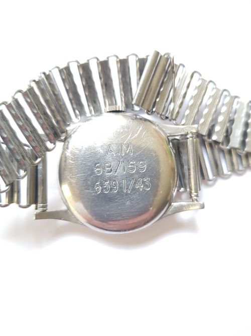 OMEGA RAF ISSUED PILOTS WATCH IN FULL STAINLESS STEEL CASE REF NO AM 6B159 659143 DATED 1943 - ADDITIONAL PHOTO 4