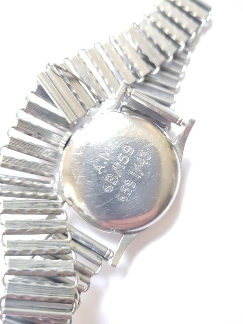 OMEGA RAF ISSUED PILOTS WATCH IN FULL STAINLESS STEEL CASE REF NO AM 6B159 659143 DATED 1943 - ADDITIONAL PHOTO 5