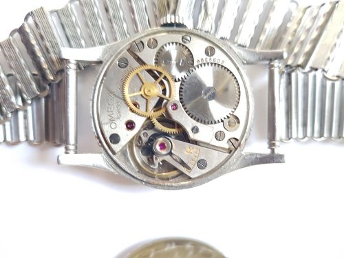 OMEGA RAF ISSUED PILOTS WATCH IN FULL STAINLESS STEEL CASE REF NO AM 6B159 659143 DATED 1943 - ADDITIONAL PHOTO 7