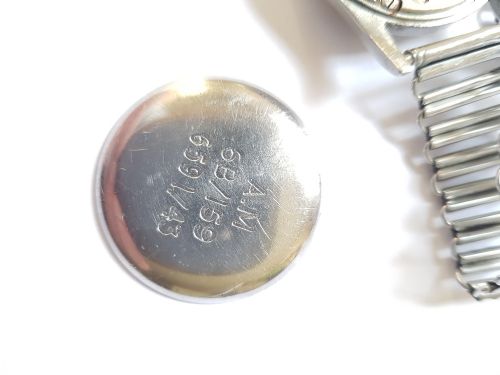OMEGA RAF ISSUED PILOTS WATCH IN FULL STAINLESS STEEL CASE REF NO AM 6B159 659143 DATED 1943 - ADDITIONAL PHOTO 9
