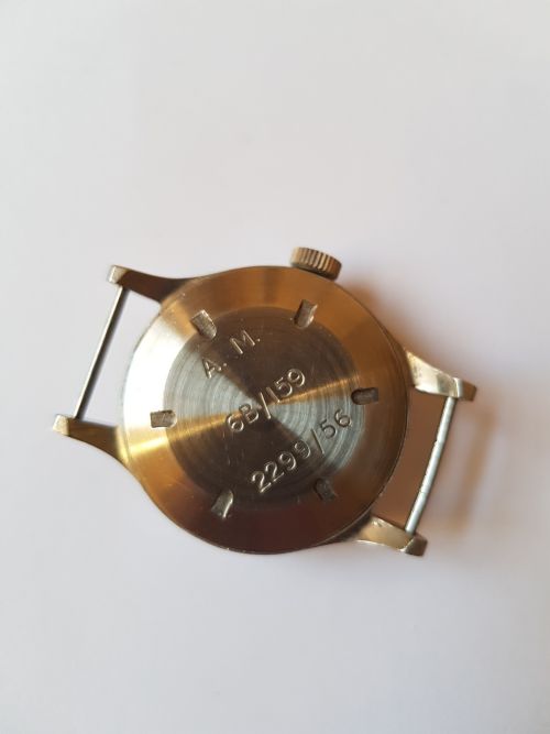 RESERVED W M S LONGINES RAF ISSUED 1956 PILOTS OR NAVIGATORS WATCH REF AM 6B159 229956 DATING 1956 ALONG WITH ORIGINAL MOD PACKAGING BOX - ADDITIONAL PHOTO 6
