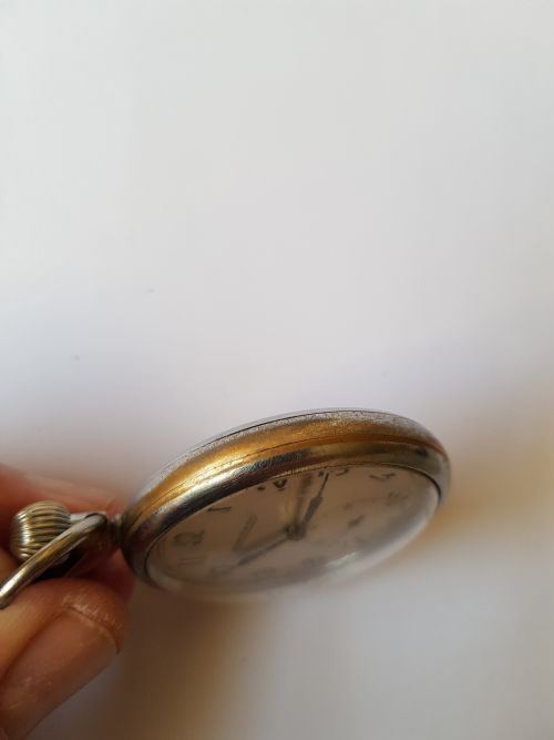WW2 RAF ISSUED JAEGERLECOULTRE POCKET WATCH WITH ENLARGED SILVER SUBSECONDS DIAL NO 6E50 A26013 CIRCA 1942 - ADDITIONAL PHOTO 4