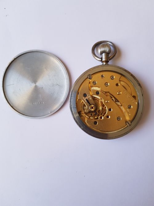 WW2 RAF ISSUED JAEGERLECOULTRE POCKET WATCH WITH ENLARGED SILVER SUBSECONDS DIAL NO 6E50 A26013 CIRCA 1942 - ADDITIONAL PHOTO 8