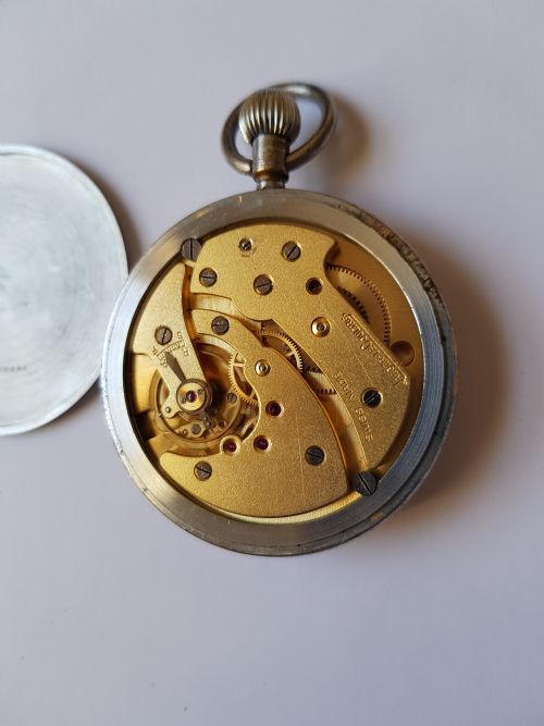 WW2 RAF ISSUED JAEGERLECOULTRE POCKET WATCH WITH ENLARGED SILVER SUBSECONDS DIAL NO 6E50 A26013 CIRCA 1942 - ADDITIONAL PHOTO 12