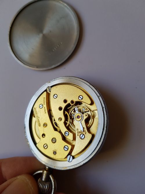 WW2 RAF ISSUED JAEGERLECOULTRE POCKET WATCH WITH ENLARGED SILVER SUBSECONDS DIAL NO 6E50 A26013 CIRCA 1942 - ADDITIONAL PHOTO 13