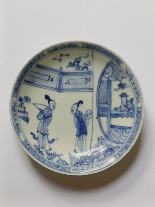 RESERVED VG PP KANGXI BLUE WHITE SMALL DISH FROM CA MAU WRECK CIRCA 1700 - ADDITIONAL PHOTO 3