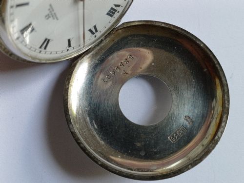 OMEGA SILVER HALF HUNTER SMALL POCKET WATCH CIRCA 1916 - ADDITIONAL PHOTO 7